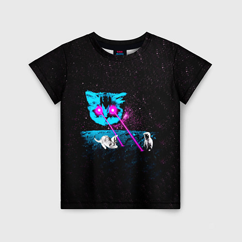 Детская футболка Кошак / 3D-принт – фото 1