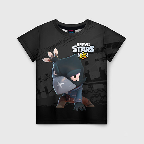 Детская футболка Brawl Stars Crow Ворон / 3D-принт – фото 1
