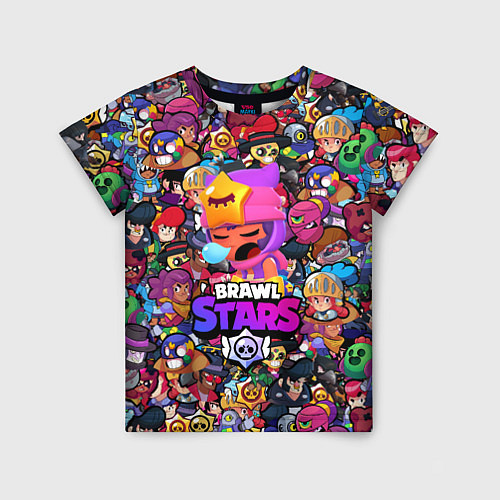 Детская футболка BRAWL STARS: SANDY / 3D-принт – фото 1
