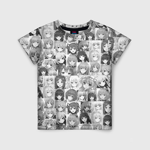Детская футболка Аниме девушки / 3D-принт – фото 1