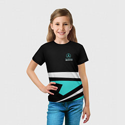 Футболка детская Mercedes-AMG, цвет: 3D-принт — фото 2