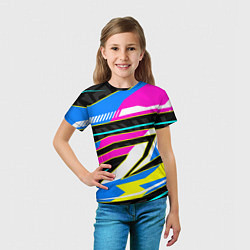 Футболка детская Форма для фитнеса, цвет: 3D-принт — фото 2