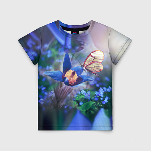 Детская футболка Бабочка / 3D-принт – фото 1