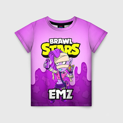 Детская футболка BRAWL STARS EMZ / 3D-принт – фото 1