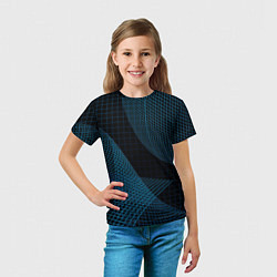 Футболка детская Сетка, цвет: 3D-принт — фото 2