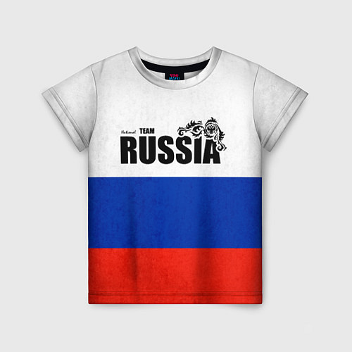 Детская футболка Russia / 3D-принт – фото 1