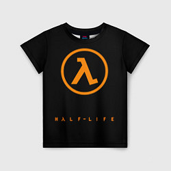 Детская футболка Half-life orange logo