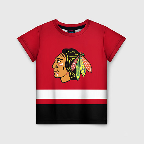 Детская футболка Chicago Blackhawks / 3D-принт – фото 1
