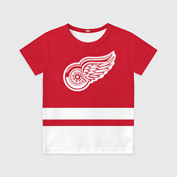 Футболка детская Детройт Ред Уингз, цвет: 3D-принт