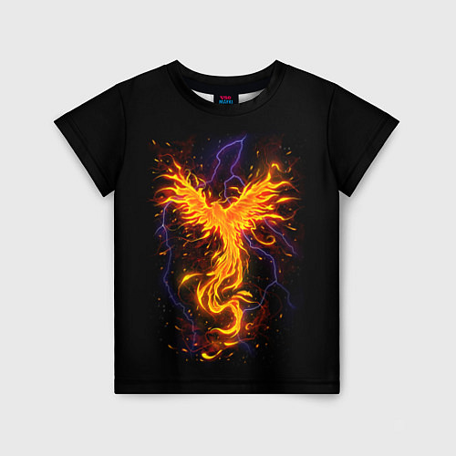 Детская футболка Phoenix / 3D-принт – фото 1