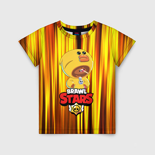 Детская футболка Brawl stars sally leon / 3D-принт – фото 1