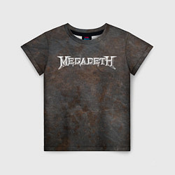 Футболка детская Megadeth, цвет: 3D-принт