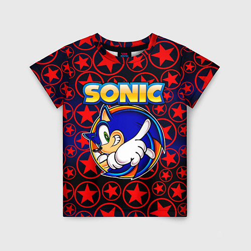 Детская футболка Sonic / 3D-принт – фото 1