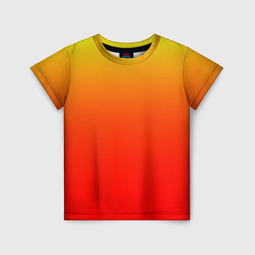 Детская футболка Оранж / 3D-принт – фото 1