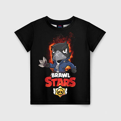 Детская футболка Crow Brawl Stars / 3D-принт – фото 1