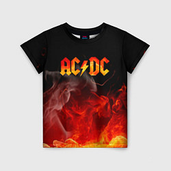 Футболка детская ACDC, цвет: 3D-принт