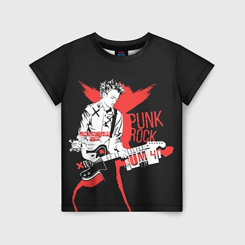Детская футболка Punk-rock / 3D-принт – фото 1