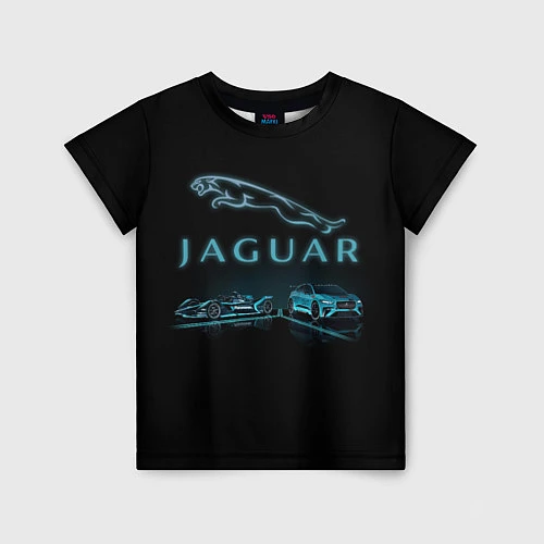 Детская футболка Jaguar / 3D-принт – фото 1