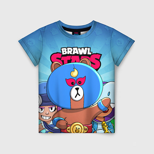 Детская футболка BRAWL STARS EL BROWN / 3D-принт – фото 1