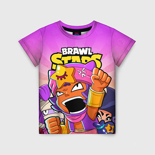 Детская футболка BRAWL STARS SANDY / 3D-принт – фото 1