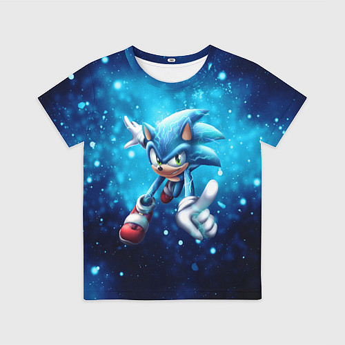 Детская футболка SONIC / 3D-принт – фото 1