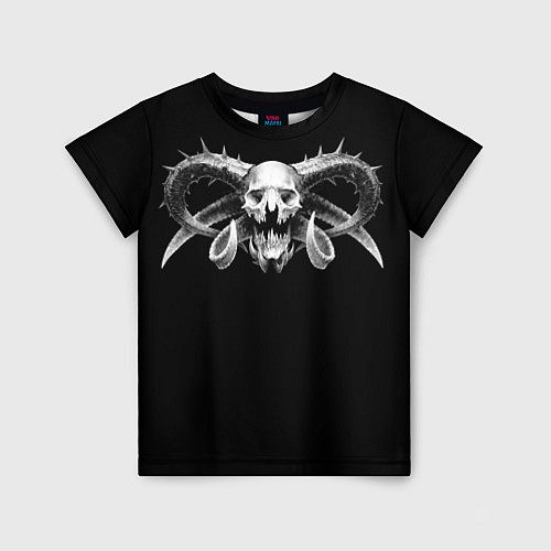 Детская футболка Сатана / 3D-принт – фото 1