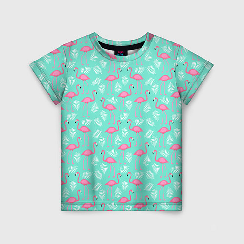 Детская футболка Flamingo / 3D-принт – фото 1