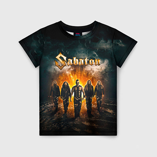 Детская футболка Sabaton / 3D-принт – фото 1