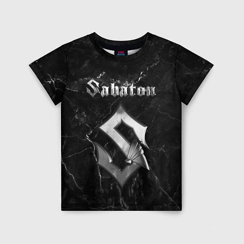 Детская футболка SABATON / 3D-принт – фото 1