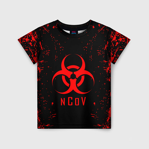 Детская футболка NCoV / 3D-принт – фото 1