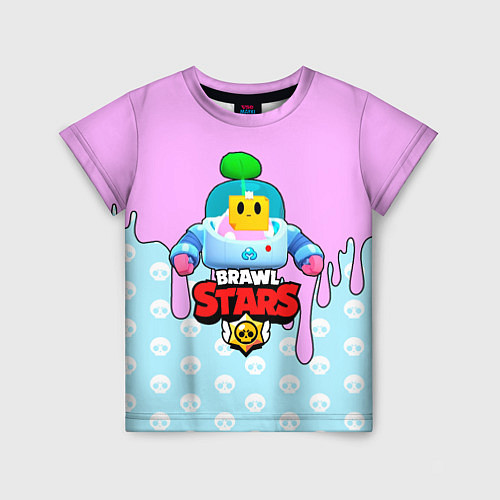 Детская футболка BRAWL STARS SPROUT 10 / 3D-принт – фото 1