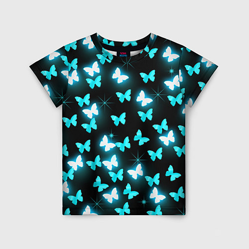 Детская футболка Бабочки / 3D-принт – фото 1