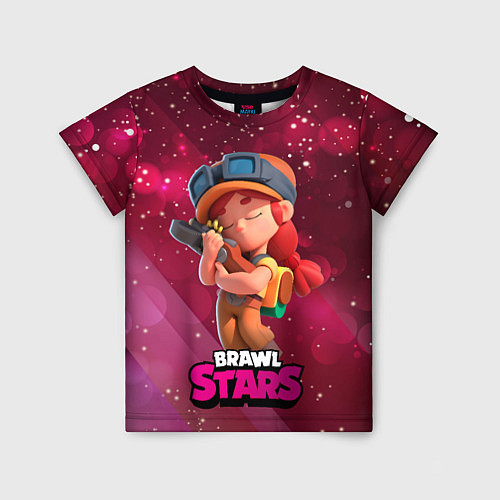 Детская футболка Jessie brawl stars / 3D-принт – фото 1