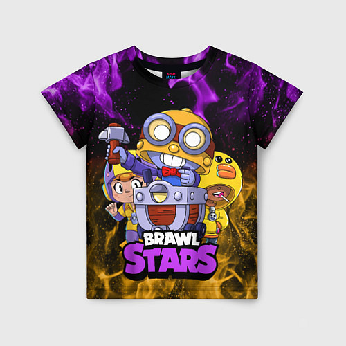 Детская футболка BRAWL STARS CARL / 3D-принт – фото 1