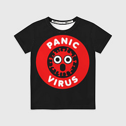 Футболка детская Panic Virus, цвет: 3D-принт