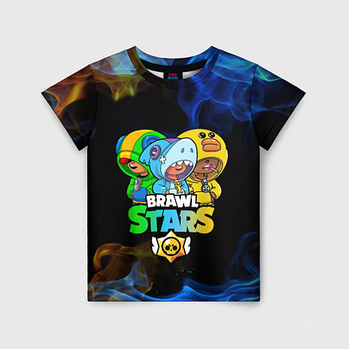 Детская футболка Brawl Stars Leon Trio / 3D-принт – фото 1
