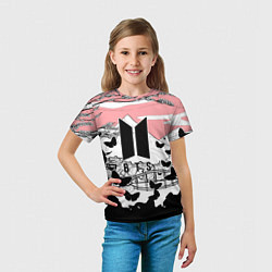 Футболка детская BTS, цвет: 3D-принт — фото 2