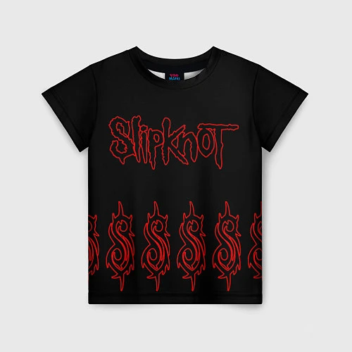 Детская футболка Slipknot 5 / 3D-принт – фото 1