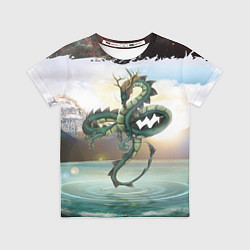 Футболка детская Дракон, цвет: 3D-принт