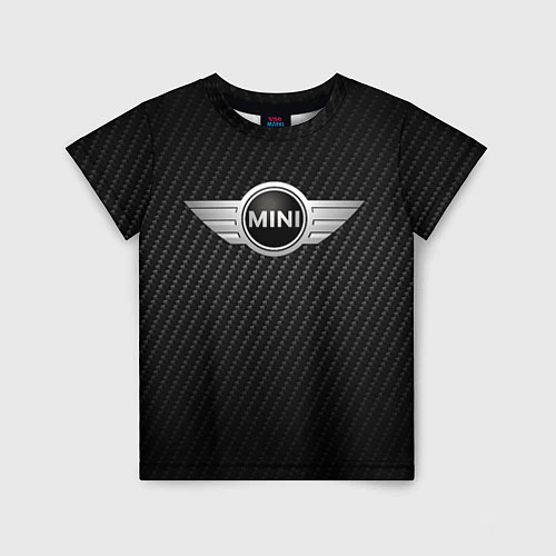 Детская футболка MINI COOPER CARBON / 3D-принт – фото 1