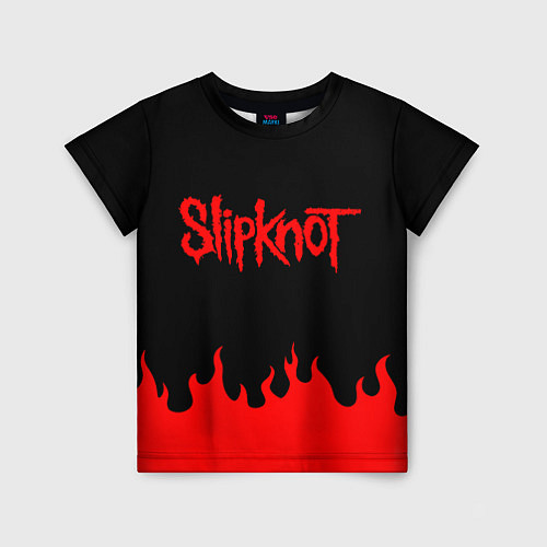 Детская футболка SLIPKNOT / 3D-принт – фото 1