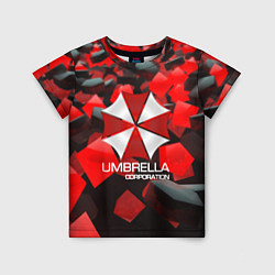 Футболка детская Umbrella Corp, цвет: 3D-принт