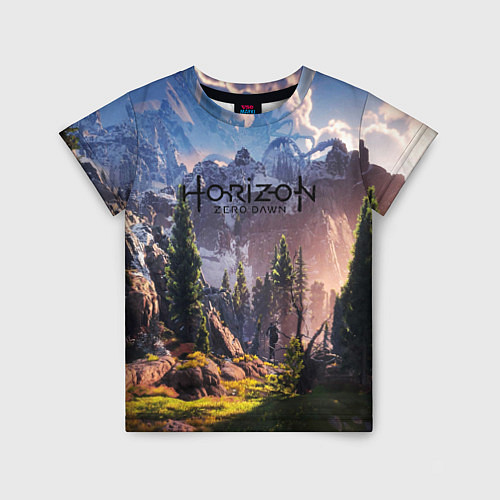 Детская футболка Horizon Zero Dawn / 3D-принт – фото 1