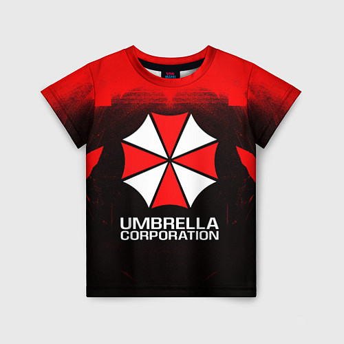 Детская футболка UMBRELLA CORP / 3D-принт – фото 1