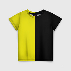 Футболка детская BLACK YELLOW, цвет: 3D-принт