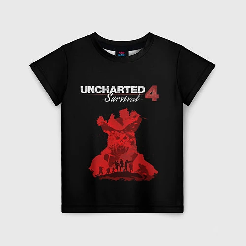 Детская футболка UNCHARTED 4 / 3D-принт – фото 1