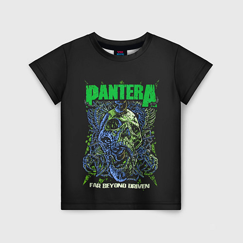 Детская футболка PANTERA / 3D-принт – фото 1