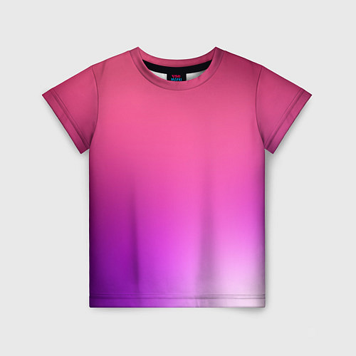 Детская футболка Нежный цвет / 3D-принт – фото 1