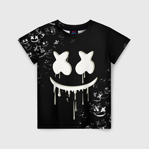 Детская футболка Marshmello / 3D-принт – фото 1