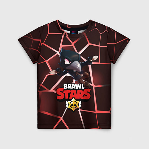 Детская футболка Brawl Stars CROW / 3D-принт – фото 1